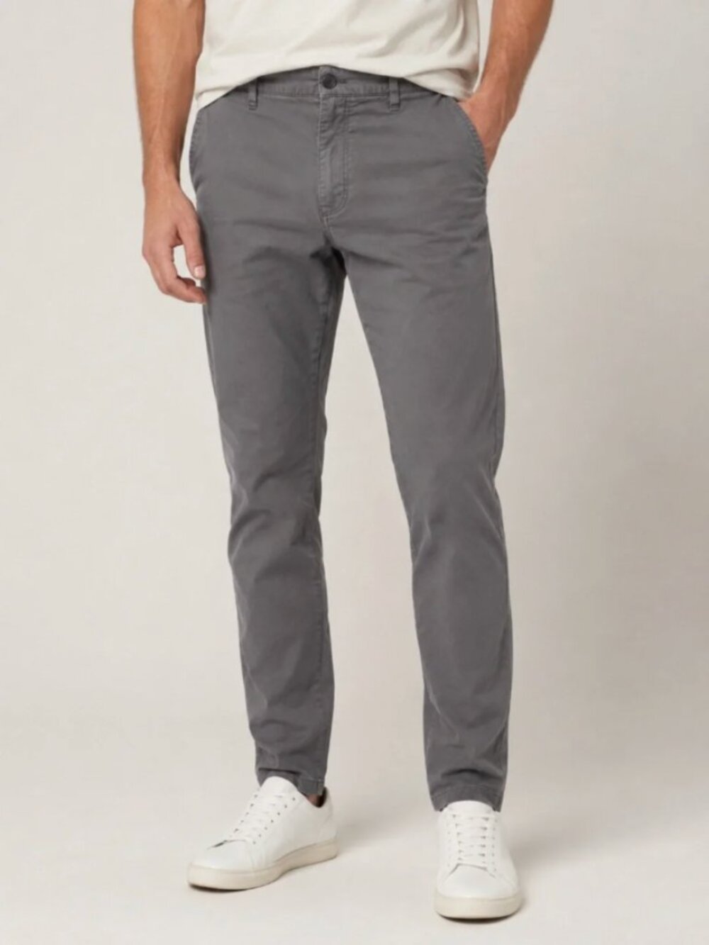 Vuori All Ways Chino Pants Gray Stretch Straight Leg Mens 30 Style V433